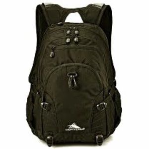 NWT High Sierra Backpack Waterproof Commute Hike Business Travel Black MINT